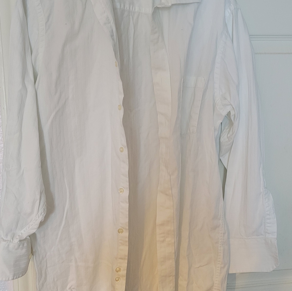 Donald Trump White Button-Up Shirt